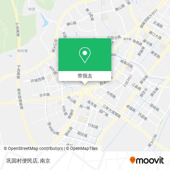 巩固村便民店地图