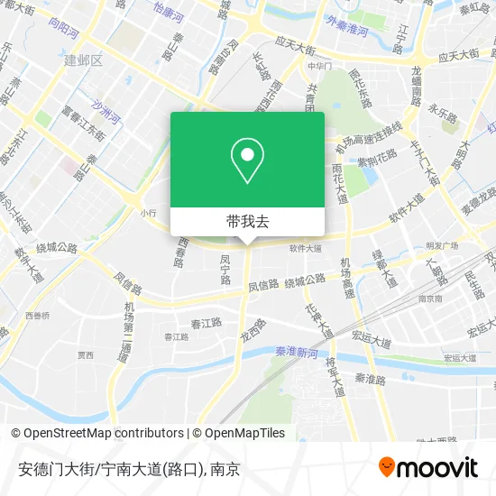 安德门大街/宁南大道(路口)地图