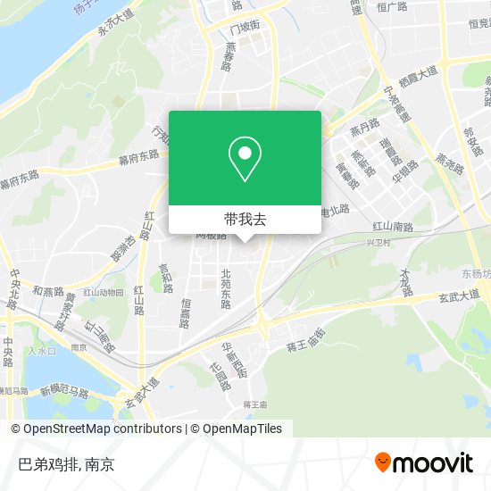 巴弟鸡排地图
