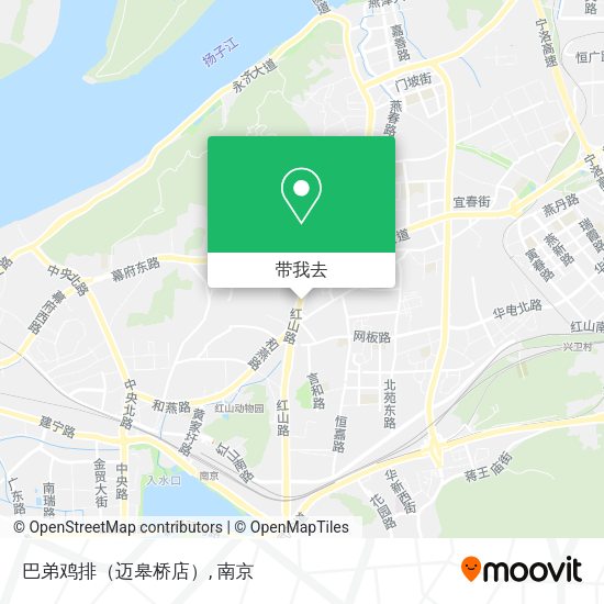 巴弟鸡排（迈皋桥店）地图