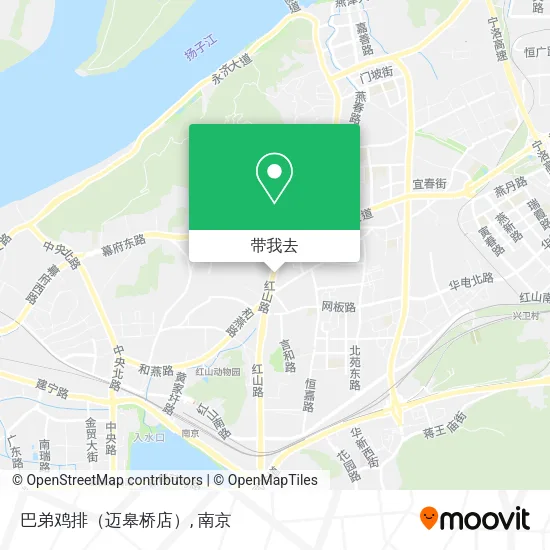巴弟鸡排（迈皋桥店）地图