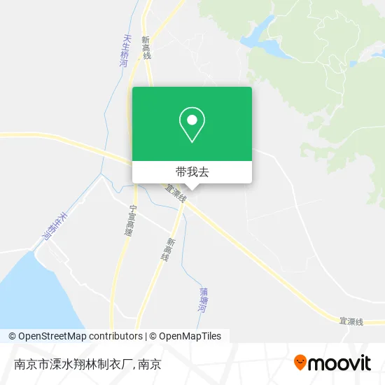 南京市溧水翔林制衣厂地图