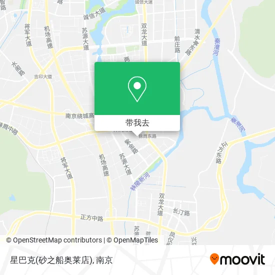 星巴克(砂之船奥莱店)地图