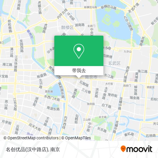 名创优品(汉中路店)地图