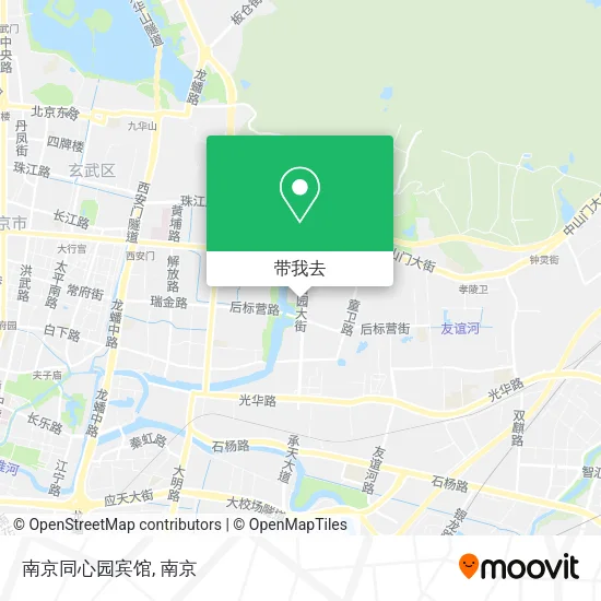 南京同心园宾馆地图