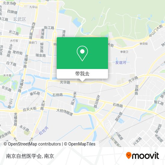 南京自然医学会地图