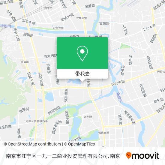 南京市江宁区一九一二商业投资管理有限公司地图