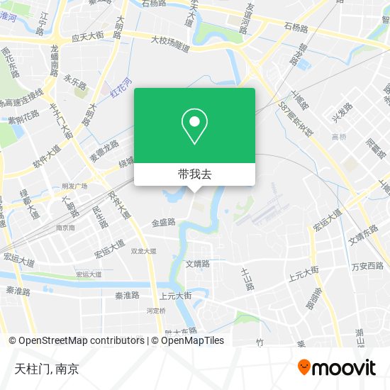 天柱门地图