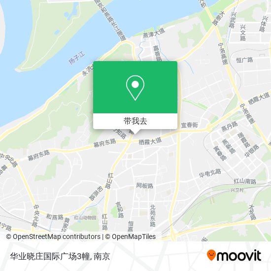 华业晓庄国际广场3幢地图