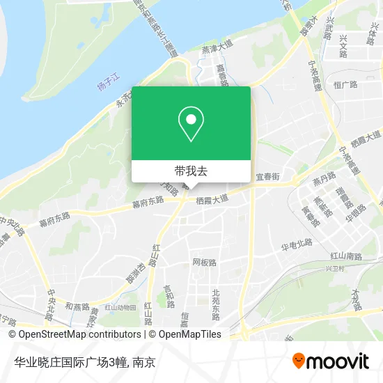华业晓庄国际广场3幢地图