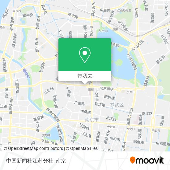 中国新闻社江苏分社地图