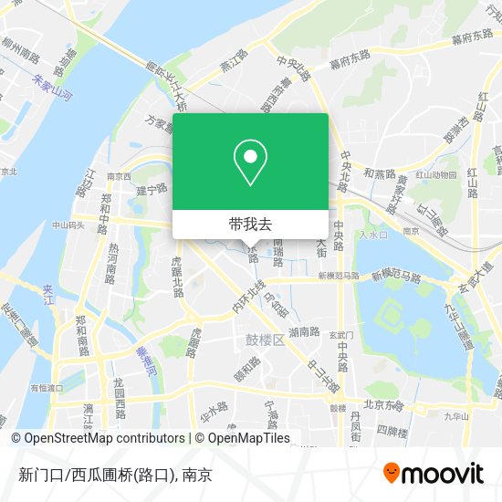 新门口/西瓜圃桥(路口)地图