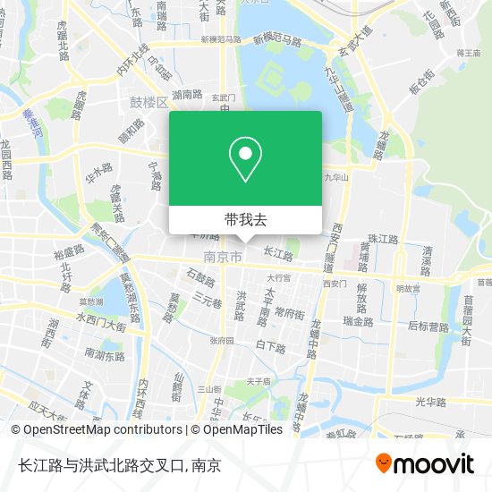 长江路与洪武北路交叉口地图