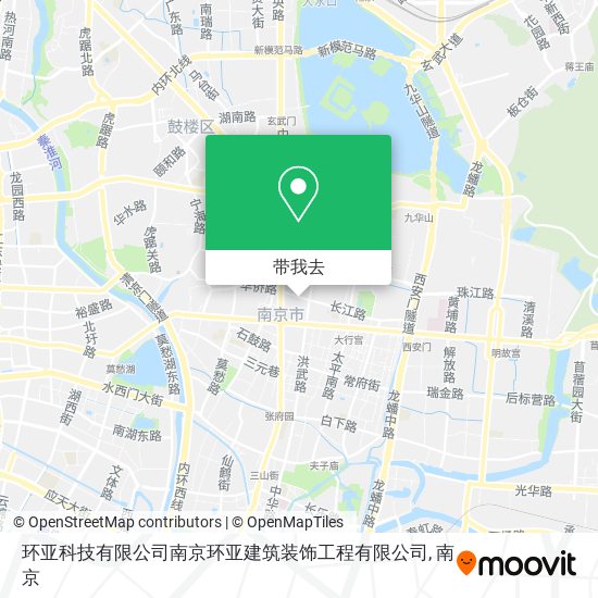 环亚科技有限公司南京环亚建筑装饰工程有限公司地图