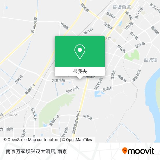 南京万家坝兴茂大酒店地图