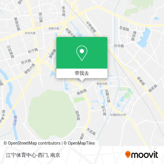 江宁体育中心-西门地图