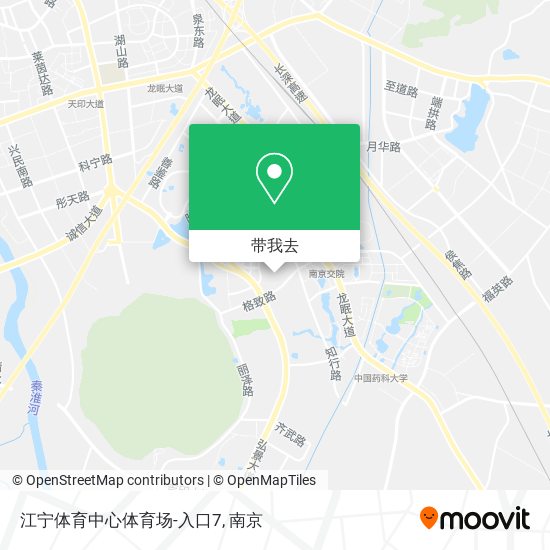 江宁体育中心体育场-入口7地图