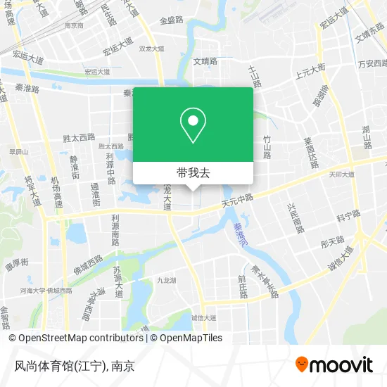 风尚体育馆(江宁)地图