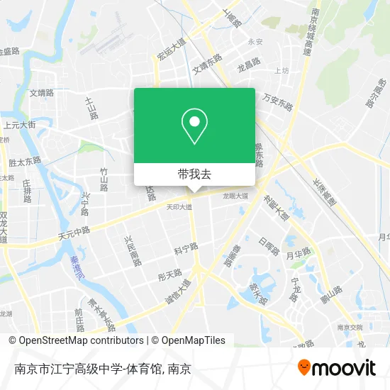 南京市江宁高级中学-体育馆地图