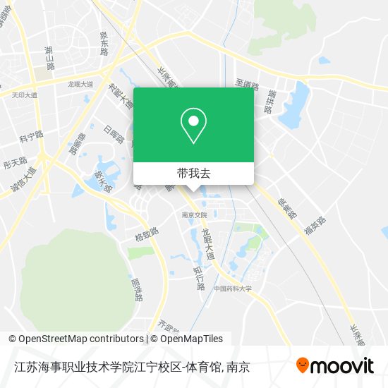 江苏海事职业技术学院江宁校区-体育馆地图