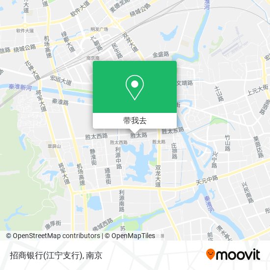 招商银行(江宁支行)地图