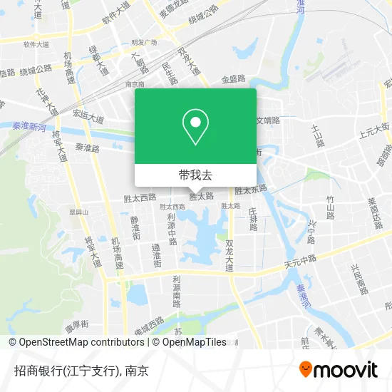 招商银行(江宁支行)地图