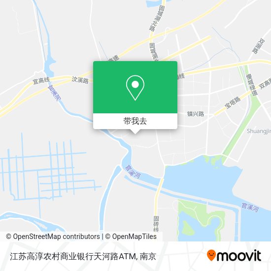 江苏高淳农村商业银行天河路ATM地图