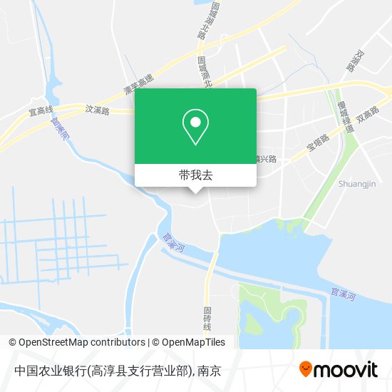 中国农业银行(高淳县支行营业部)地图