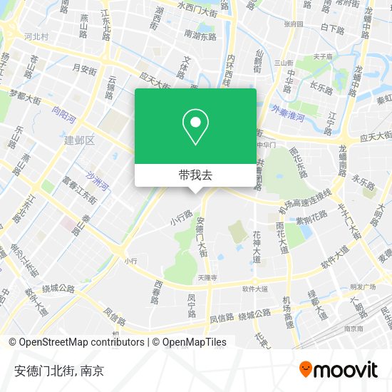 安德门北街地图