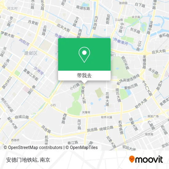 安德门地铁站地图