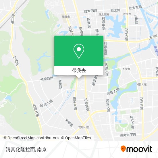 清真化隆拉面地图