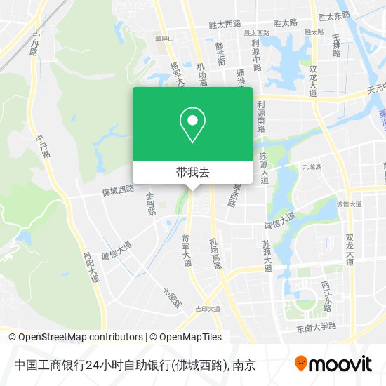 中国工商银行24小时自助银行(佛城西路)地图