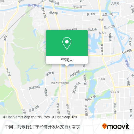 中国工商银行(江宁经济开发区支行)地图