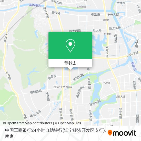 中国工商银行24小时自助银行(江宁经济开发区支行)地图