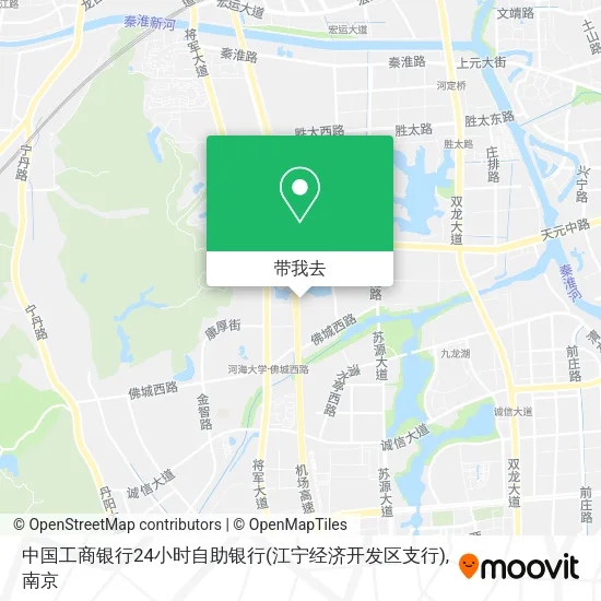 中国工商银行24小时自助银行(江宁经济开发区支行)地图