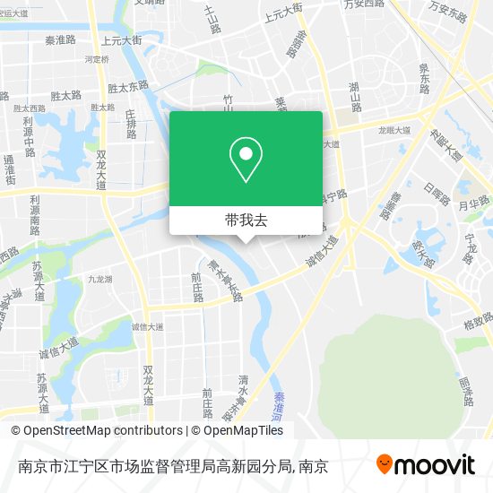 南京市江宁区市场监督管理局高新园分局地图