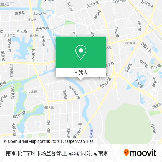南京市江宁区市场监督管理局高新园分局地图