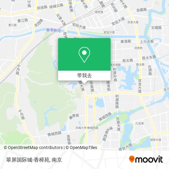 翠屏国际城-香樟苑地图