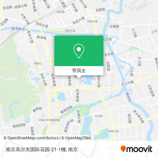 南京高尔夫国际花园-21-1幢地图