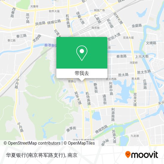 华夏银行(南京将军路支行)地图