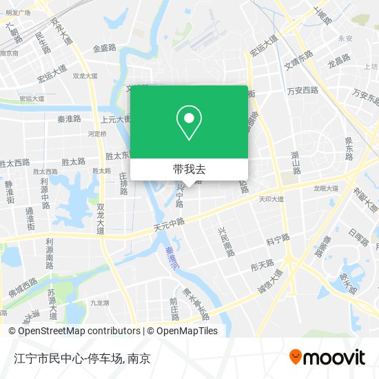 江宁市民中心-停车场地图