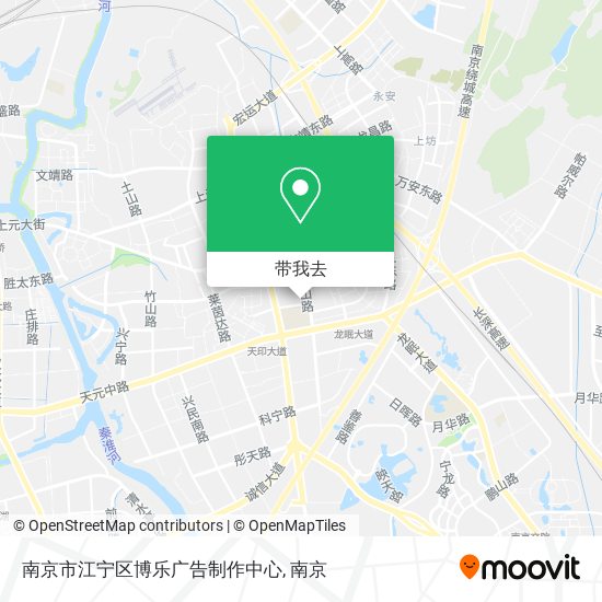 南京市江宁区博乐广告制作中心地图