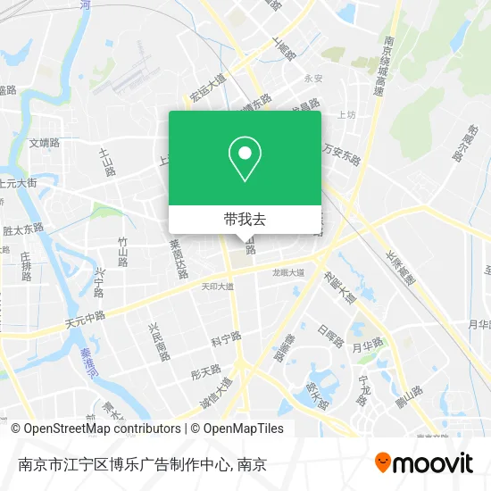南京市江宁区博乐广告制作中心地图