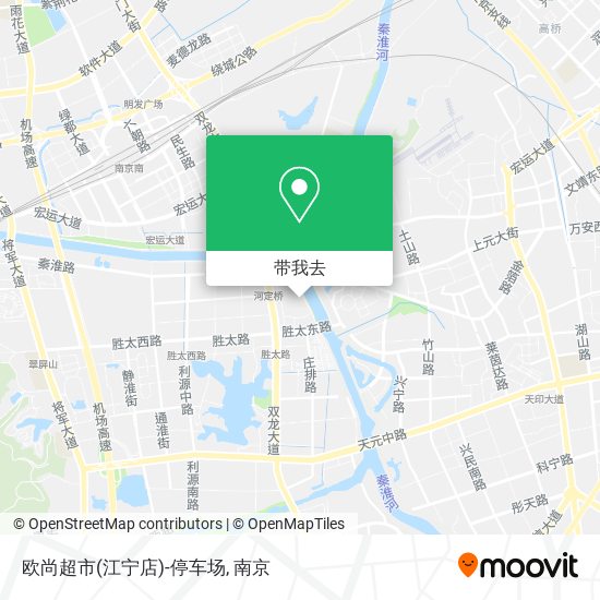 欧尚超市(江宁店)-停车场地图