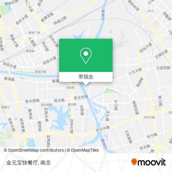 金元宝快餐厅地图