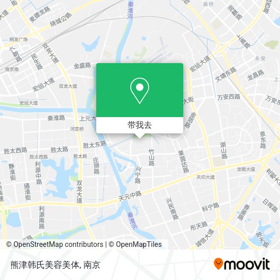 熊津韩氏美容美体地图