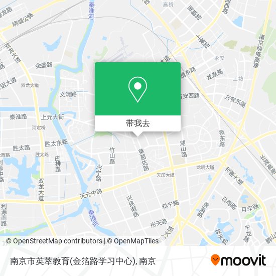 南京市英萃教育(金箔路学习中心)地图
