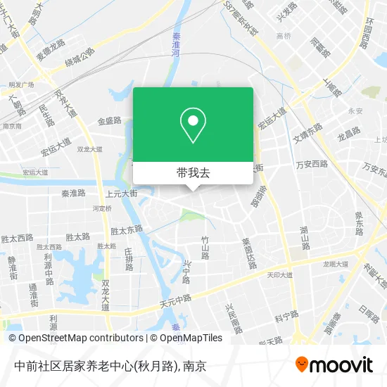 中前社区居家养老中心(秋月路)地图