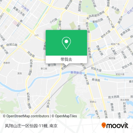 凤翔山庄一区怡园-11幢地图
