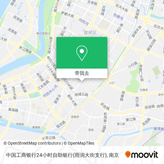 中国工商银行24小时自助银行(雨润大街支行)地图